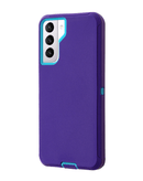 Protege tu Samsung Galaxy S21 Plus con estilo en Quetzaltenango con esta funda de alta resistencia en colores morado y verde azulado.