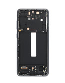 Pantalla incell Samsung Galaxy S21 FE G990 color graphite, repuesto de alta calidad para reparación.