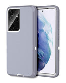 Protege tu Samsung Galaxy S21 Ultra con una funda heavy duty en colores gris oscuro y blanco en Xela Quetzaltenango.