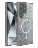 Protege tu Samsung Galaxy S21 Ultra con estilo y carga inalámbrica con esta funda bling diamond crystal plateada en Xela Quetzaltenango.