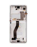 Pantalla Soft OLED para Samsung Galaxy S21 Ultra G998 Phantom Silver, 120Hz, resolución nítida.