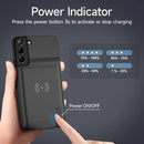 Protege tu Galaxy S22 Plus con esta funda delgada de carga de 4800mAh en Xela Quetzaltenango.