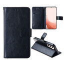Protege tu Galaxy S22 Ultra con estilo en Xela Quetzaltenango con esta funda de cuero con ranura para tarjeta en color negro.