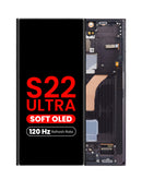 Reparación de pantalla con marco soft OLED 120Hz Samsung Galaxy S22 Ultra en Quetzaltenango.