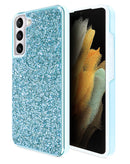 Encuentra la funda protectora para Galaxy S23 en Xela Quetzaltenango con cristales de diamante azules en SlowBack.