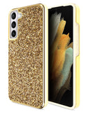 Protege tu Galaxy S23 con estilo en Xela Quetzaltenango con esta funda bling de diamantes en color dorado.