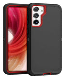 Protege tu Samsung Galaxy S23 con un resistente case heavy duty en color negro y rojo en Quetzaltenango.