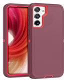 Protector resistente para Samsung Galaxy S23 en colores maroon y pink en Quetzaltenango.
