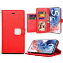 Funda de cuero elegante con cartera para Samsung Galaxy S23 en color rojo en Quetzaltenango.