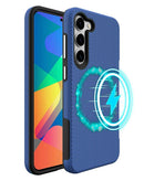 Protector dual layer con cargador inalámbrico para Galaxy S23 en color azul en Xela Quetzaltenango.