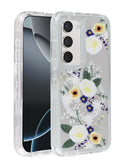 Encuentra en Xela Quetzaltenango el case transparente Flower Design con cargador inalámbrico Style 3 para Samsung Galaxy S23.