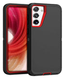 Protege tu Samsung Galaxy S23 FE con esta funda heavy duty en color negro y rojo en Xela Quetzaltenango.