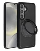 Protege tu Samsung Galaxy S23FE con estilo y comodidad con la funda slim de cuero con soporte para carga inalámbrica en Xela.