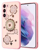Funda de lujo con diamantes brillantes para Samsung Galaxy S23 Plus en Quetzaltenango.
