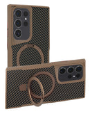 Protege tu Galaxy S23 Ultra con este moderno case de fibra de carbono magnético con soporte en Xela Quetzaltenango.