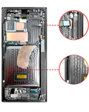 Reparación de pantalla OLED con marco para Samsung Galaxy S23 Ultra S918 en Xela Quetzaltenango.
