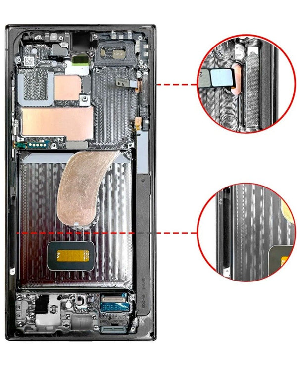 Encuentra la pantalla con marco para Samsung Galaxy S23 Ultra en Xela Quetzaltenango.