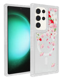 Funda transparente con diseño Flower y cargador inalámbrico para Galaxy S23 Ultra en Xela Quetzaltenango.