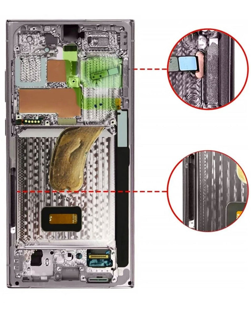 Pantalla con marco OLED para Samsung Galaxy S23 Ultra en Quetzaltenango, Xela.