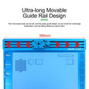 Base de microscopio RELIFE RL-004T (aleacion de aluminio, plataforma corrediza) (BLUE)