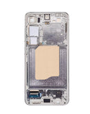Pantalla con marco soft OLED Samsung Galaxy S24 (S921) (MARBLE GRAY) (120Hz)