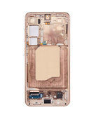 Pantalla con marco Galaxy S24 (S921) (SANDSTONE ORANGE) (soft OLED 120Hz)