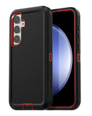 Protege tu Galaxy S24 FE con estilo en Xela Quetzaltenango con esta funda robusta en negro y rojo.