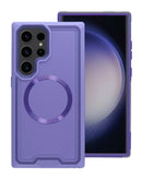 Encuentra la funda de carga inalámbrica para Galaxy S23 Ultra en color morado en Xela Quetzaltenango.
