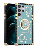 Protege la tapa trasera de tu Galaxy S24 Ultra con esta elegante tapa acrílica espejo brillante antirrayaduras en color TEAL en Quetzaltenango.