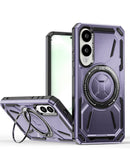 Protege tu Samsung Galaxy S25E con esta funda resistente antichoque con anillo incorporado en color morado en Xela Quetzaltenango.