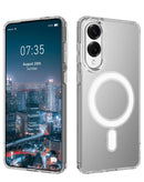 Protege tu Samsung Galaxy S25E con esta funda suave y transparente con carga inalámbrica en Quetzaltenango.