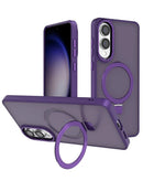 Case de carga inalámbrica con soporte de anillo Carbon para Galaxy S25E en color morado en Xela Quetzaltenango.