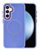 Encuentra el case magnético de carga inalámbrica para Samsung Galaxy S25 Plus en color morado en Quetzaltenango.