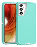 Protege tu Samsung Galaxy S25 Plus o S24 Plus con esta funda heavy duty de color teal en Xela, Quetzaltenango.