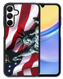 Protector de placa de aluminio con diseño de la Estatua de la Libertad para Samsung Galaxy S25 Plus en Xela.