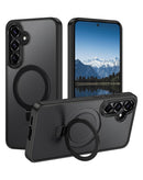 Compra tu caja de carga inalámbrica carbon con soporte de anillo para Galaxy S25 Plus en Xela Quetzaltenango.