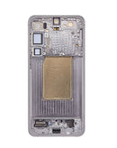 Pantalla OLED Aftermarket Pro Soft con marco para Samsung Galaxy S25 Plus (S936) en color Silver Shadow, 120Hz.