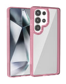 Protege tu Samsung Galaxy S25 Ultra con una funda híbrida de cojín de aire en color rosa en Xela Quetzaltenango.