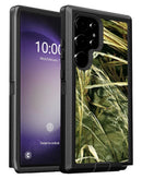 Protege tu Samsung Galaxy S25 Ultra con esta resistente carcasa heavy duty en color camuflaje negro en Quetzaltenango.
