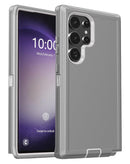 Protege tu Samsung Galaxy S25 Ultra con este case heavy duty en color DARK GRAY & WHITE en Xela Quetzaltenango.