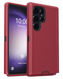 Protege tu Samsung Galaxy S25 Ultra con este resistente case heavy duty en color rojo y negro en Xela Quetzaltenango.