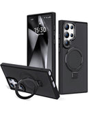 Encuentra el estuche de carga inalámbrica carbon con soporte de anillo para Samsung Galaxy S25 Ultra en Xela Quetzaltenango.