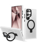 Protege tu Galaxy S25 Ultra con este case de carga inalámbrica Carbon con soporte de anillo, disponible en Xela Quetzaltenango.