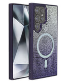Protege tu Samsung Galaxy S25 Ultra con estilo con esta funda bling diamond crystal de color morado en Quetzaltenango.