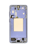 Pantalla OLED Cobalt Violet para Samsung Galaxy S26 (S942) con marco, 120Hz, para reparación.
