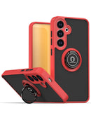 Protege tu Samsung Galaxy S26 Plus con esta tapa trasera hard PC con borde colorido en color rojo y portador de anillo en Quetzaltenango.