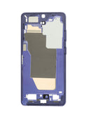 Carcasa central Samsung Galaxy S26 Ultra violeta cobalto, repuesto original para reparación de móvil.