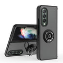 Protege tu Samsung Galaxy Z Fold 4 con estilo en Quetzaltenango con esta funda de PC rígida y borde de TPU suave en color negro con soporte para I-ring.