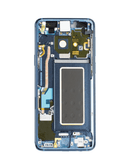 Pantalla OLED con marco para Samsung Galaxy S9 Plus en color Coral Blue en Xela Quetzaltenango.