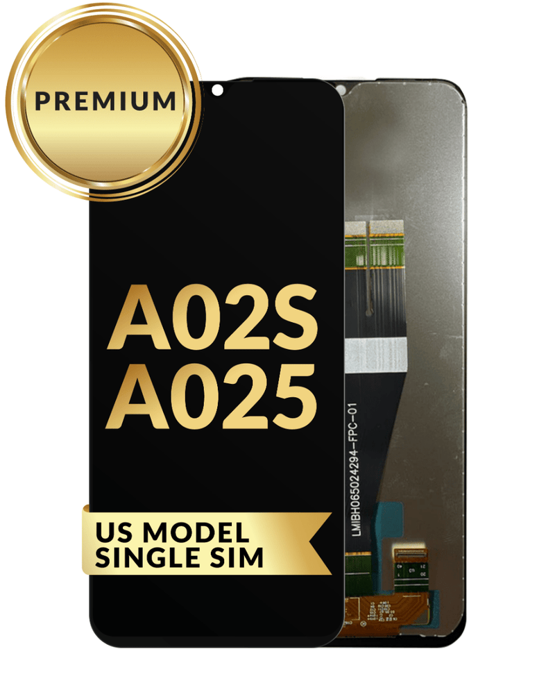 Compra una pantalla LCD premium sin marco para Samsung Galaxy A02s en Quetzaltenango.